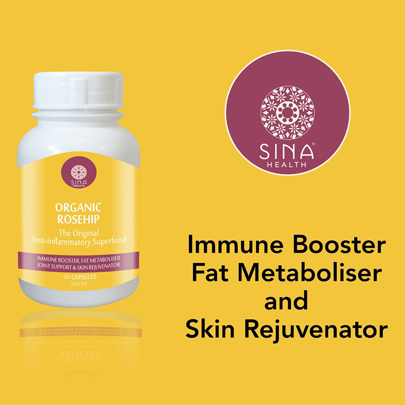 Pomegranate Peel Vegan Capsules 60s Sina Health